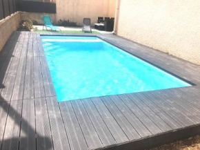 Piscine chauffée Clim WIFI 13 personnes Centre Valras-Plage